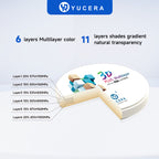 YUCERA Zirconia 3D Plus  Open System 98mm