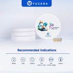 YUCERA Zirconia 3D Plus  Open System 98mm