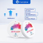 Yucera 3D Flash Zirconia Discs Open System 98mm