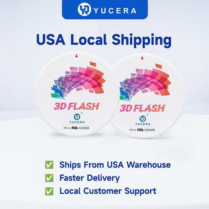 Yucera 3D Flash Zirconia Discs Open System 98mm