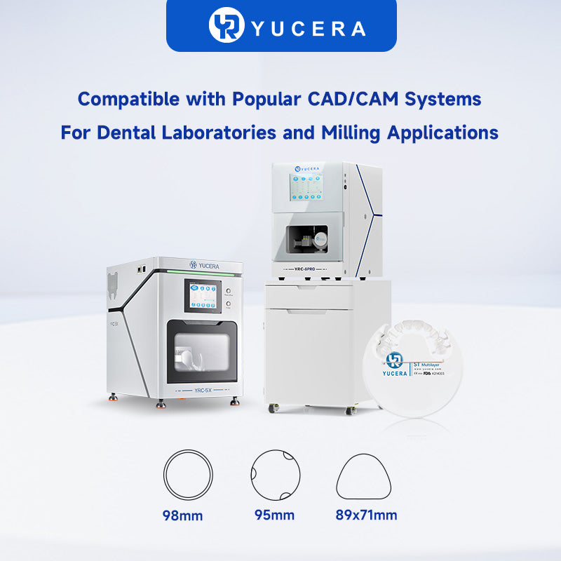YUCERA Zirconia ST Multilayer  Open System 98mm