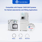 Yucera 3D Flash Zirconia Discs Open System 98mm